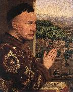 EYCK, Jan van The Virgin of Chancellor Rolin (detail) dsgs oil painting